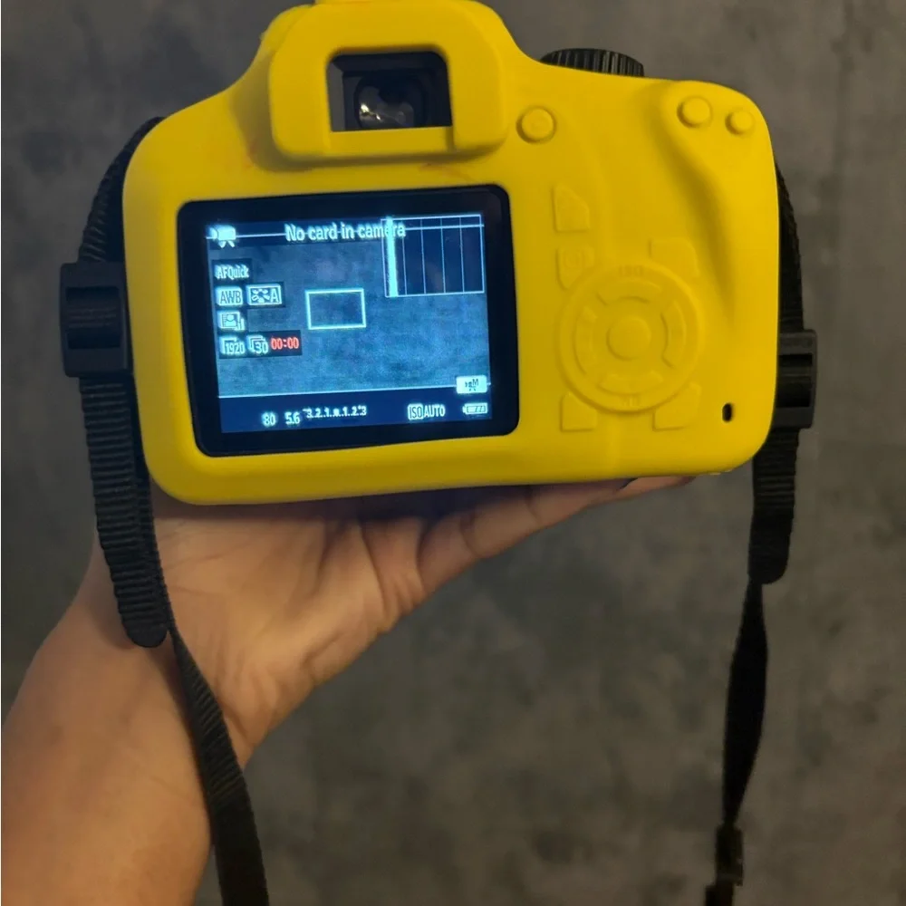 Canon Yellow and Black Digital Camera